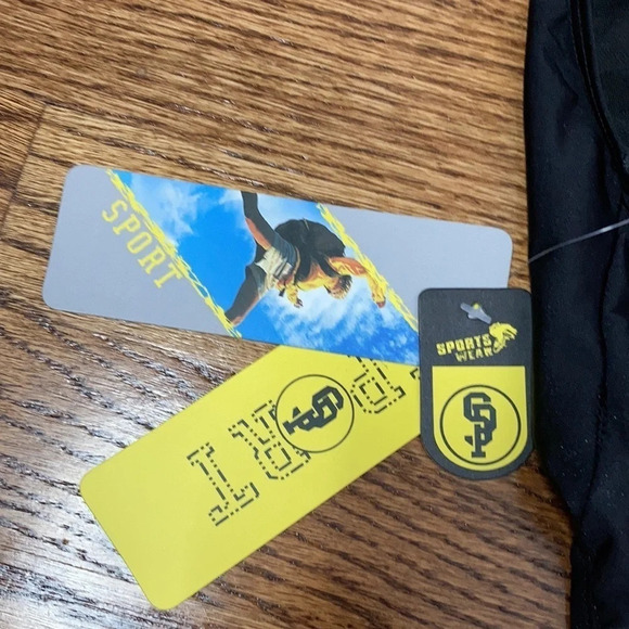 Black floral print high leg T-back Swimsuit Sz: M - Picture 5 of 5